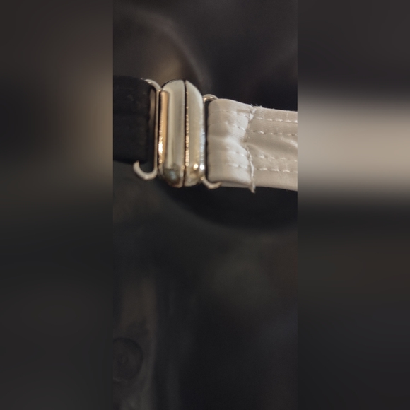 black & white bikini top with striped Victoria Secret Unforgettable bottom - Picture 8 of 15